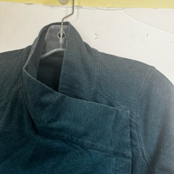 Lululemon Coast Wrap II Stretch Cotton Pockets French Terry Jacket Thumbholes 6 - Picture 7 of 16